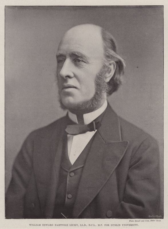 William Edward Hartpole Lecky, LLD, DCL, MP, for Dublin University by English Photographer