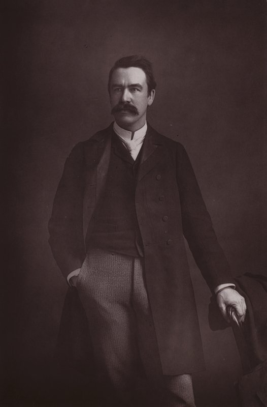 William Martin Conway, English art critic, politician and mountaineer by English Photographer