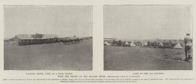 With the Troops on the Modder River by English Photographer