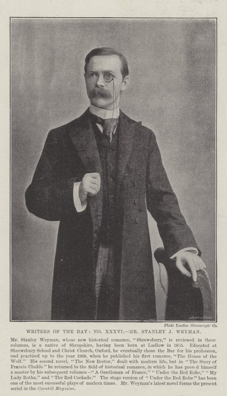 Writers of the Day, Mr Stanley J Weyman by English Photographer