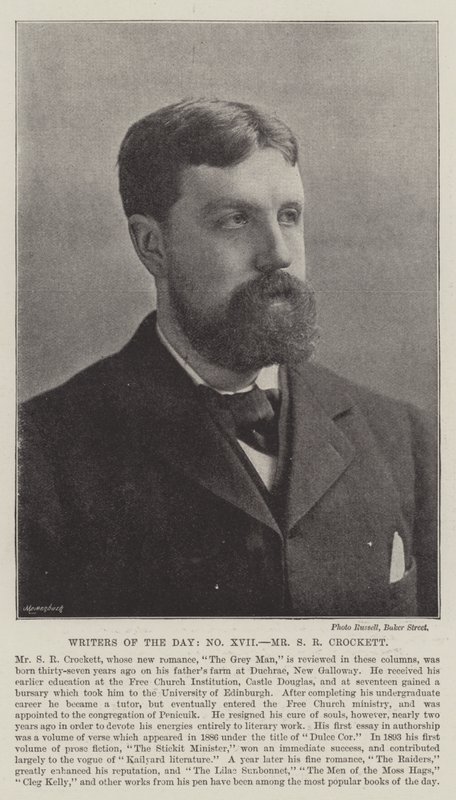 Writers of the Day, Mr S R Crockett by English Photographer