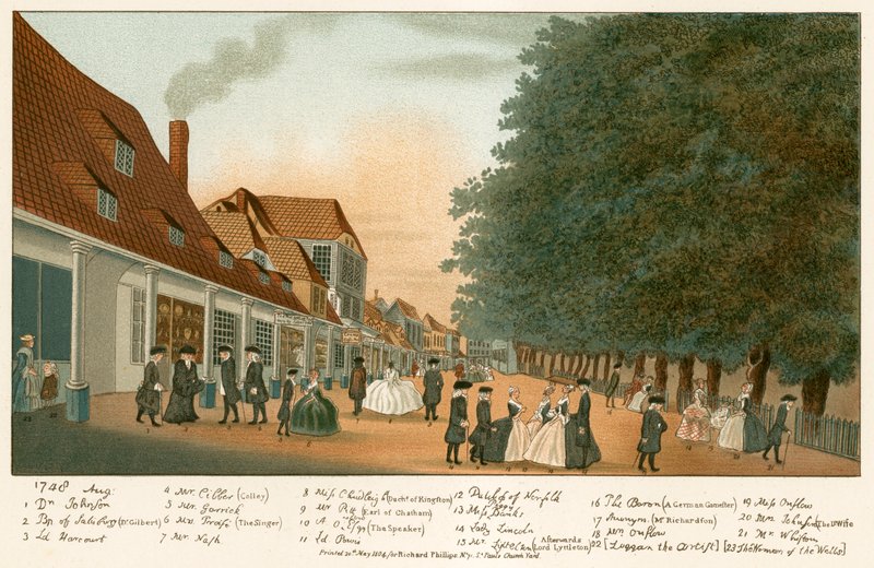 18th Century Personalities by English School