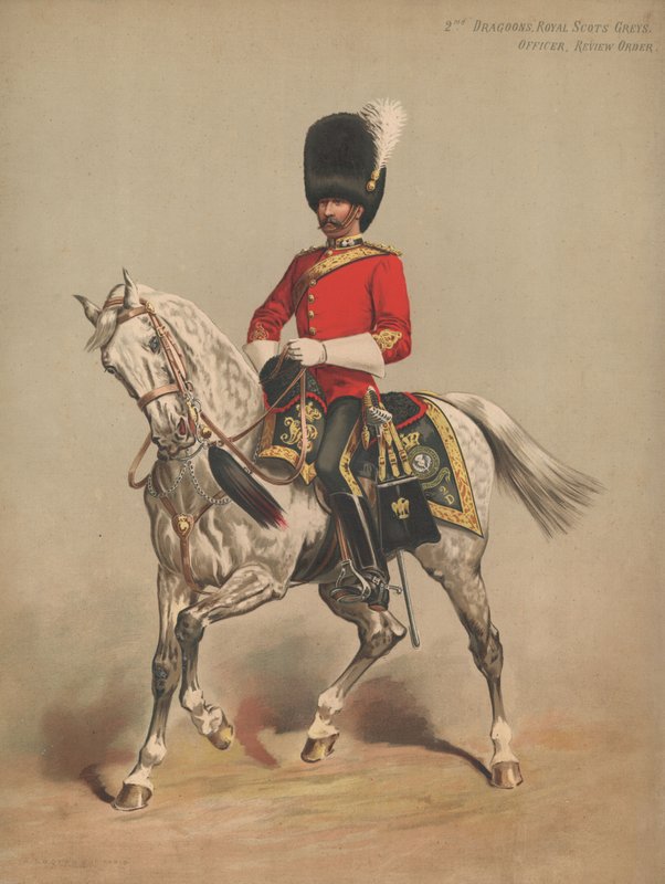 2nd Dragoons, Royal Scots Greys, Officer, Review Order by English School