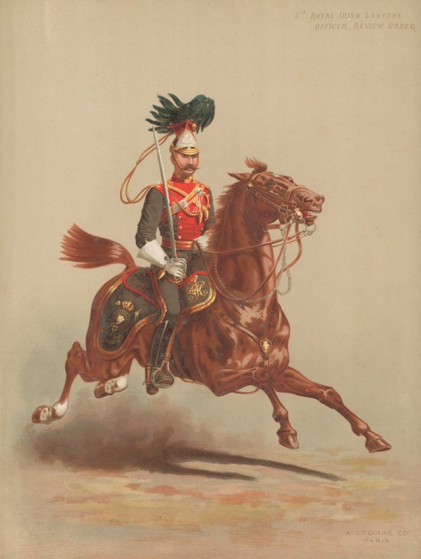 5th Royal Irish Lancers, Officer, Review Order by English School