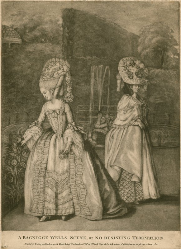 A Bagnigge Wells scene, or No Resisting Temptation by English School