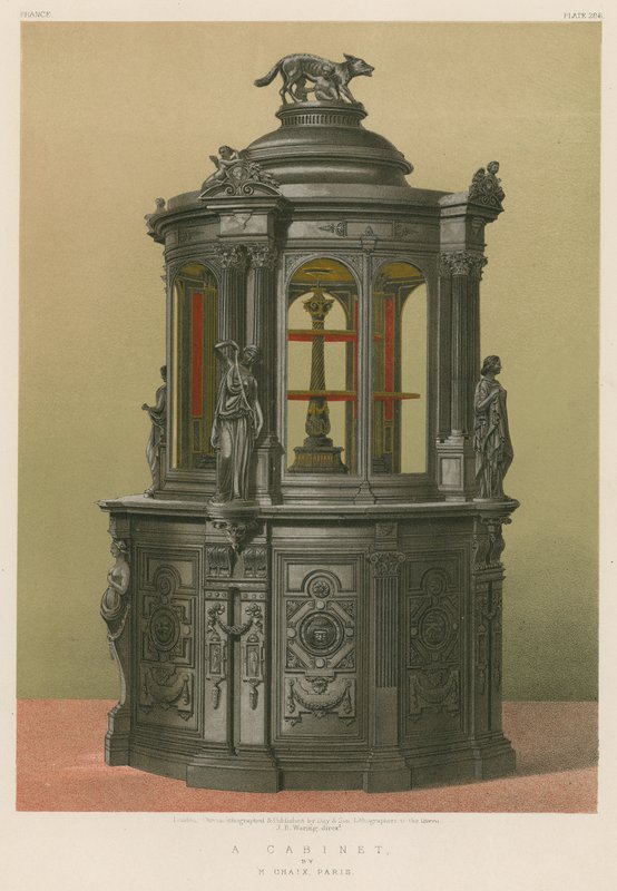 A Cabinet by M Chaix, Paris by English School