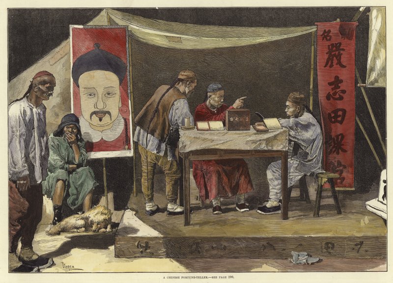A Chinese Fortune-Teller by English School