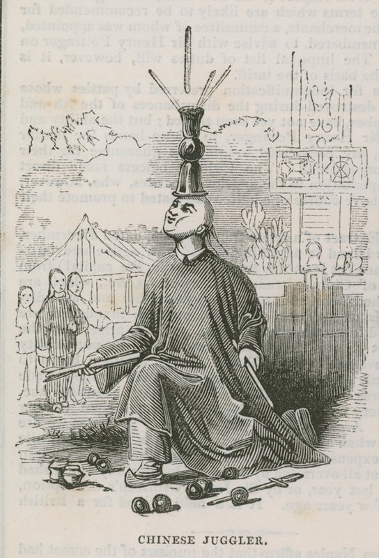A Chinese Juggler; A Visit to the Chinese Collection by English School