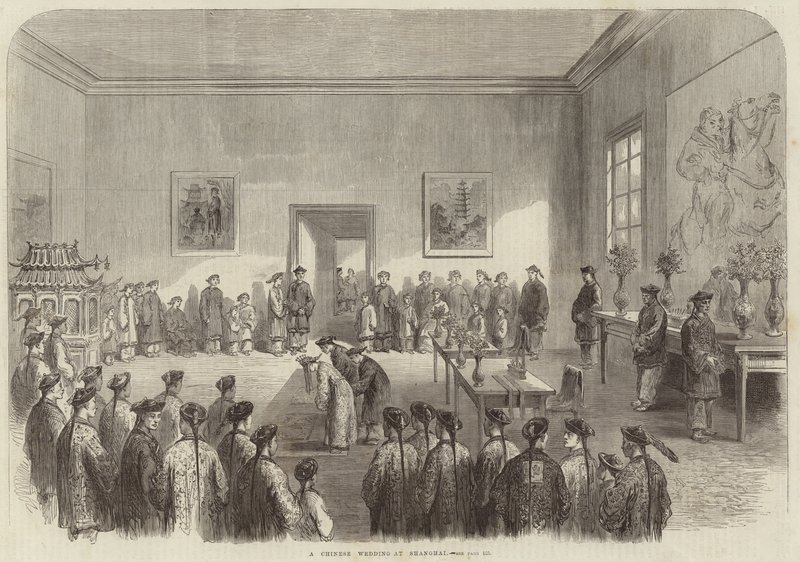 A Chinese wedding at Shanghai by English School