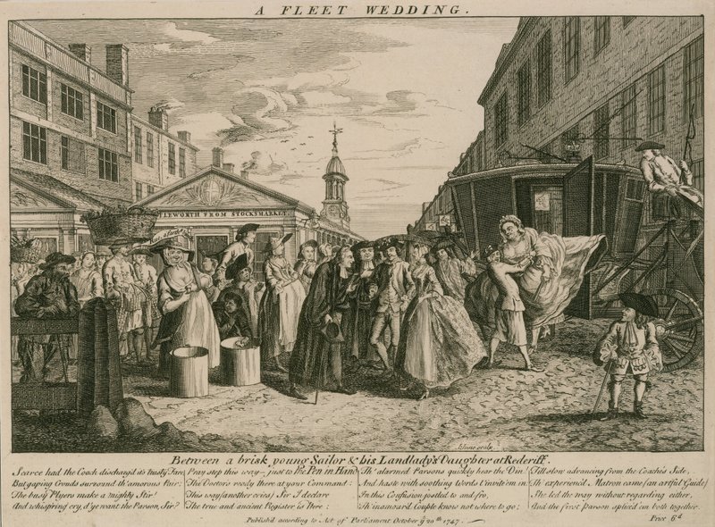 A Fleet Wedding between a Sailor and His Landlady