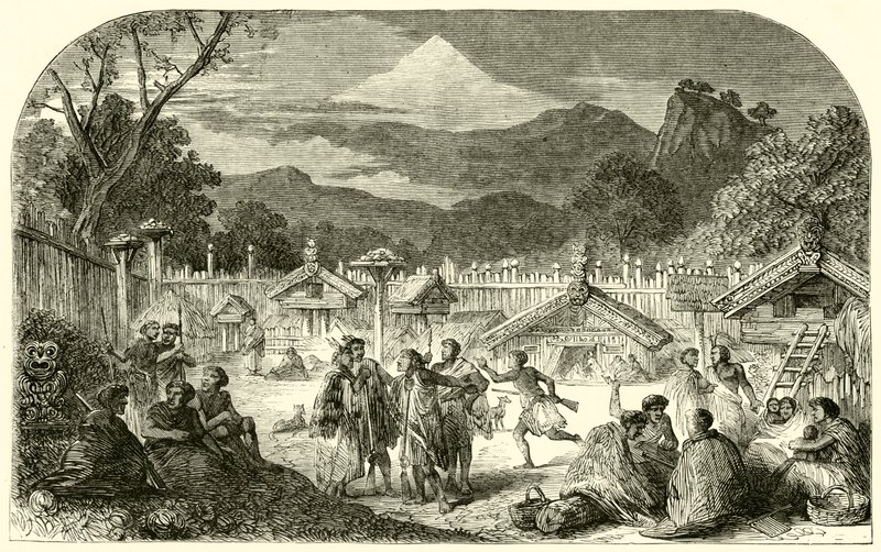A Fortified PA in New Zealand by English School