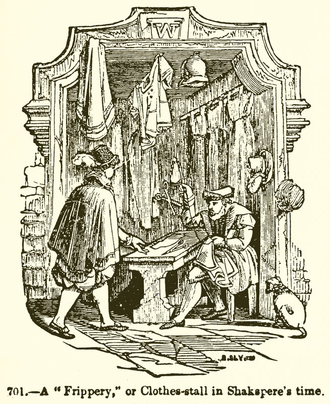 A Frippery, or Clothes-Stall in Shakespeare