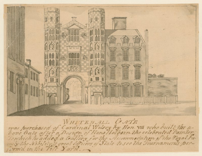A Gate Belonging to the Old Palace of Whitehall by English School