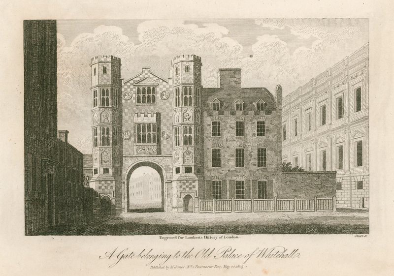 A Gate Belonging to the Old Palace of Whitehall by English School
