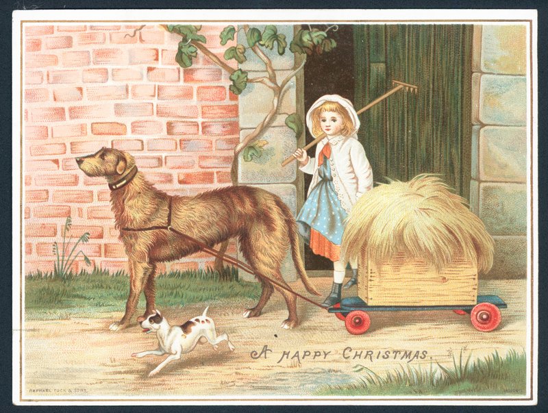 A Happy Christmas - greetings card by English School