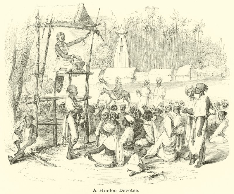 A Hindoo Devotee by English School