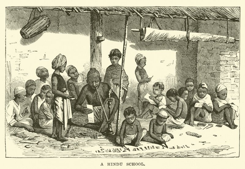 A Hindu School by English School