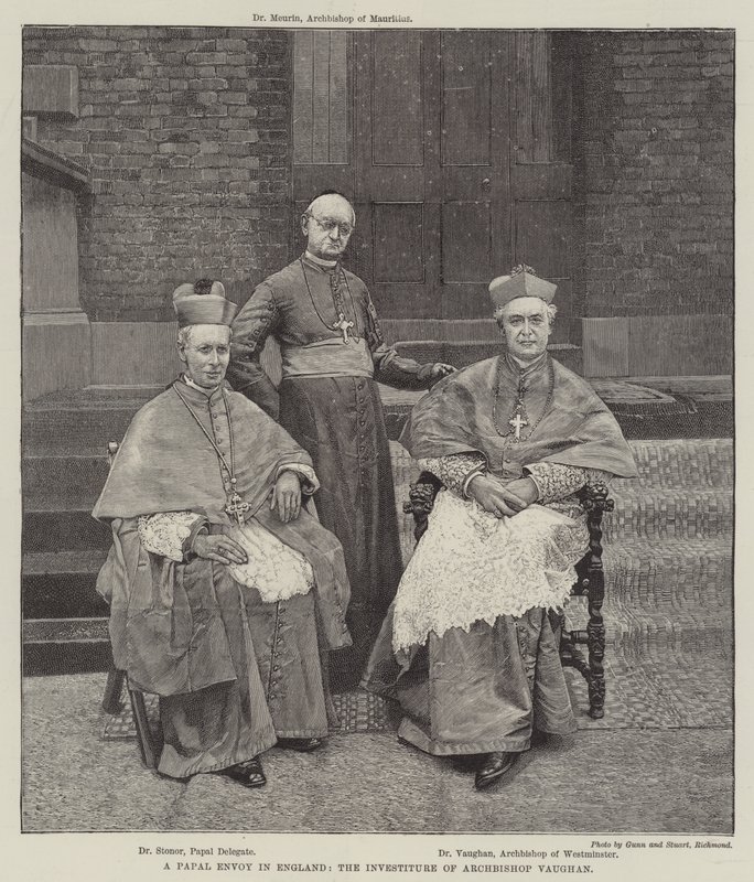 A Papal Envoy in England, the Investiture of Archbishop Vaughan by English School