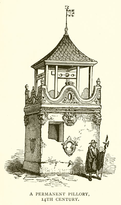 A Permanent Pillory, 14th Century by English School