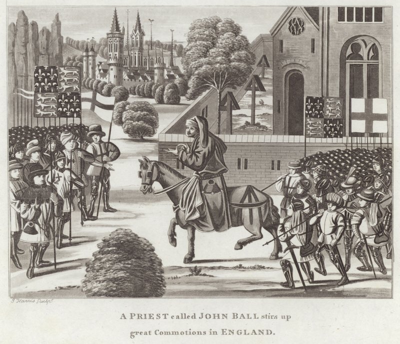 A Priest Called John Ball Stirs Up Great Commotions in England by English School