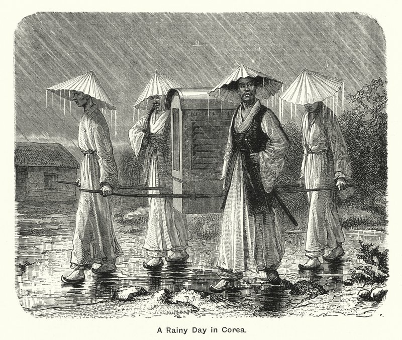 A Rainy Day in Corea by English School