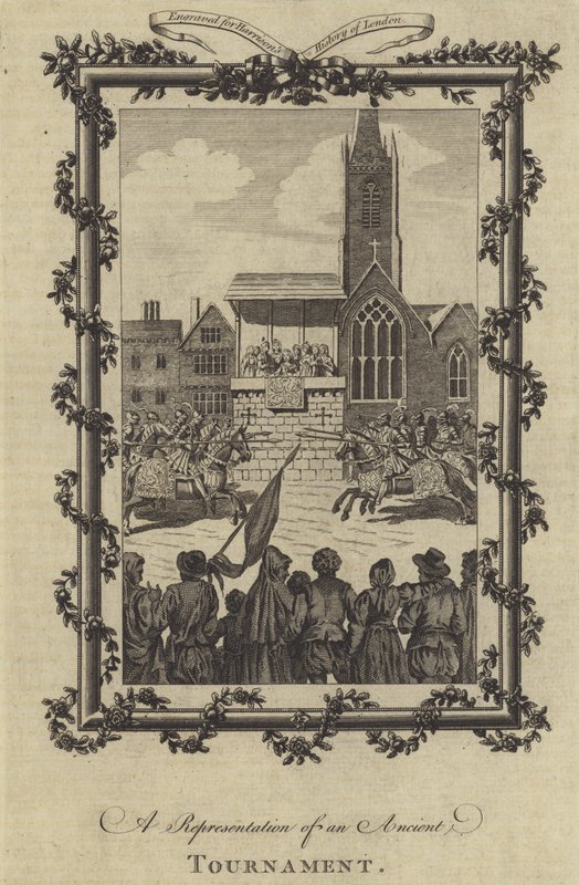 A Representation of an Ancient Tournament by English School