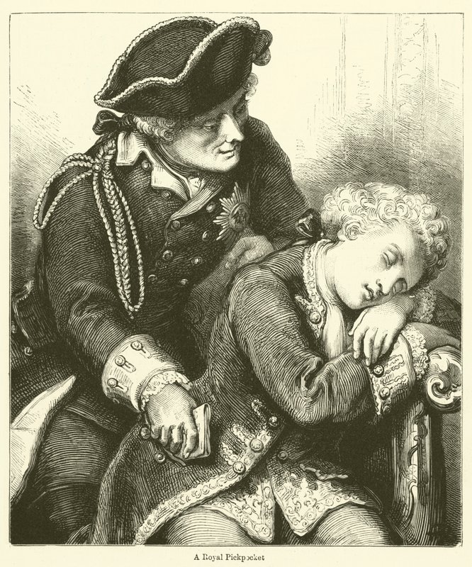 A Royal Pickpocket by English School