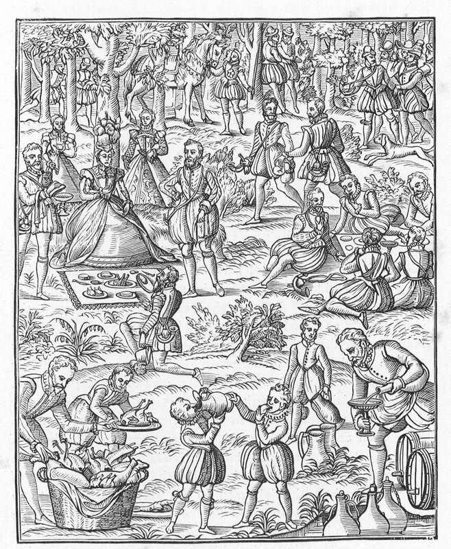 A Royal Picnic by English School