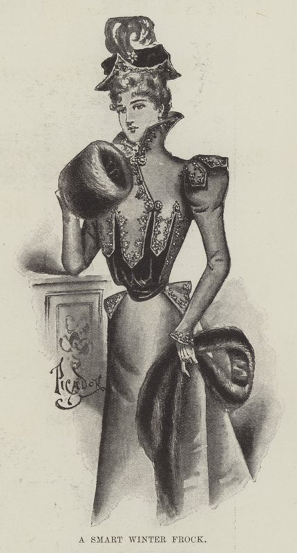 A Smart Winter Frock by English School