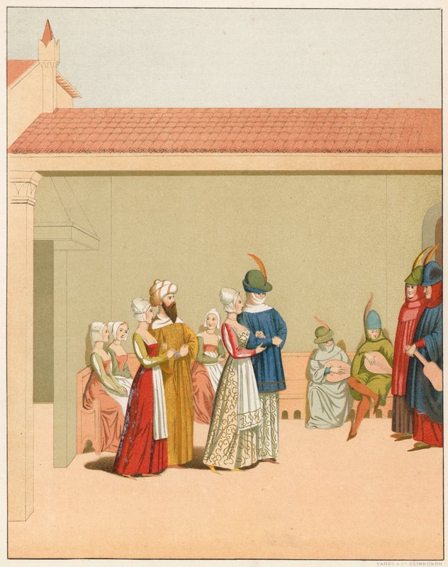 A Carnival Scene, 15th Century by English School