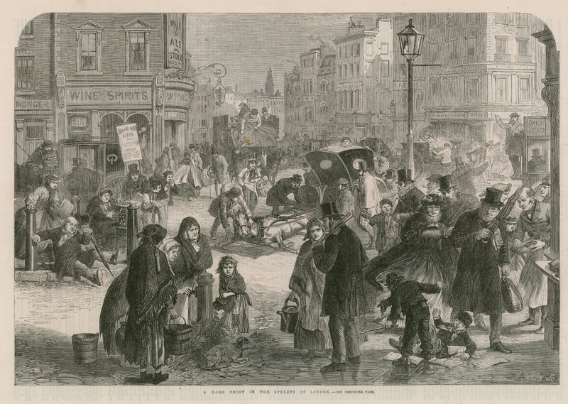 A Hard Frost in the Streets of London by English School