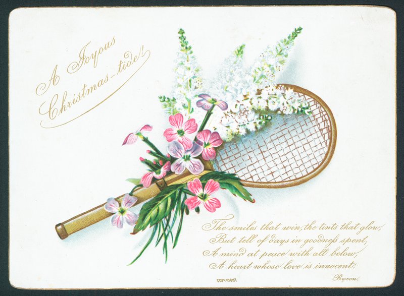 A joyous Christmas-tide! - Christmas card by English School
