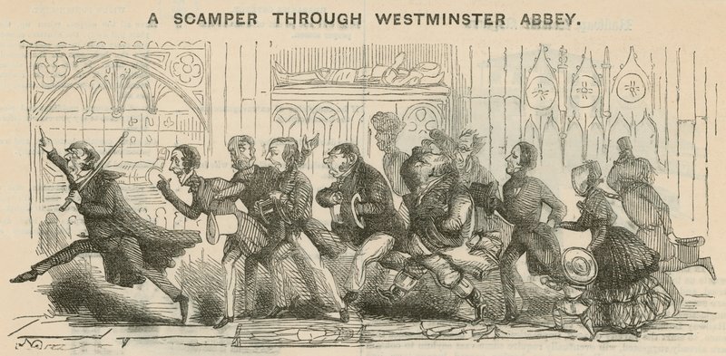 A Scamper Through Westminster Abbey by English School