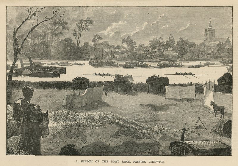 A Sketch of the Boat Race by English School
