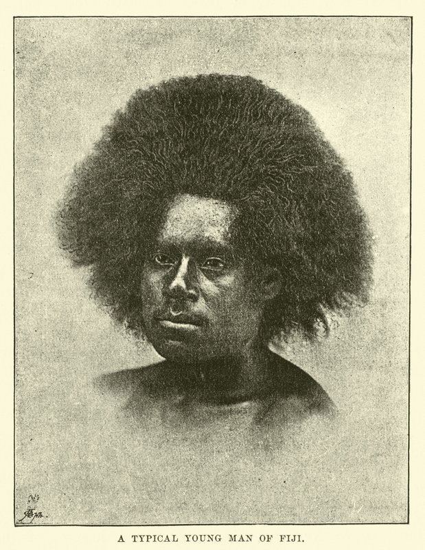 A Typical Young Man of Fiji by English School