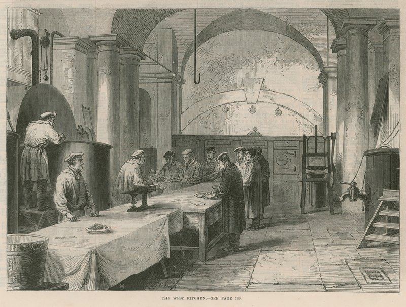 A Visit to Greenwich Hospital: The West Kitchen by English School