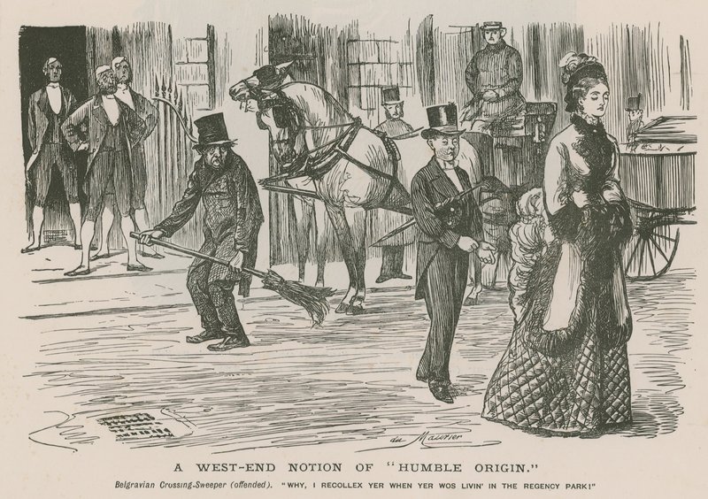 A West-End Notion of Humble Origin by English School