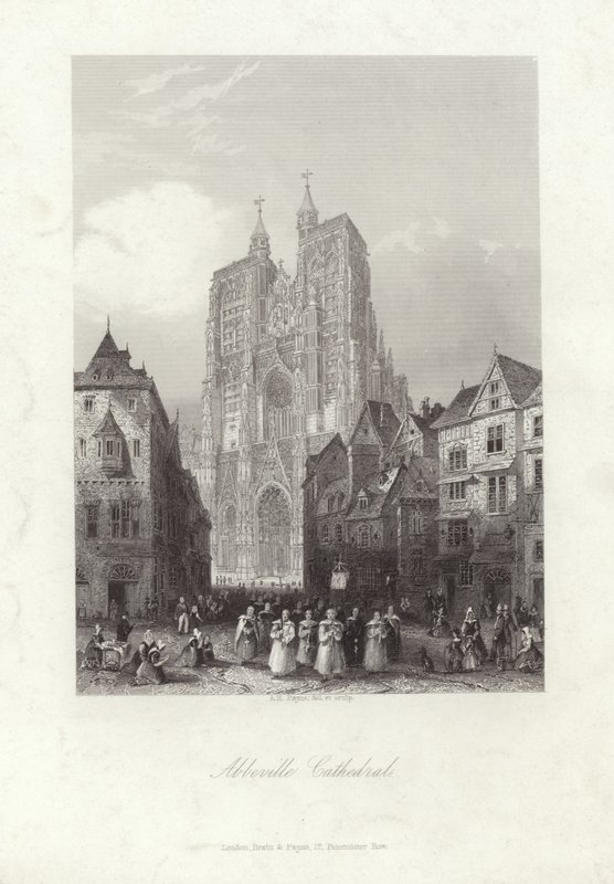 Abbeville Cathedral by English School