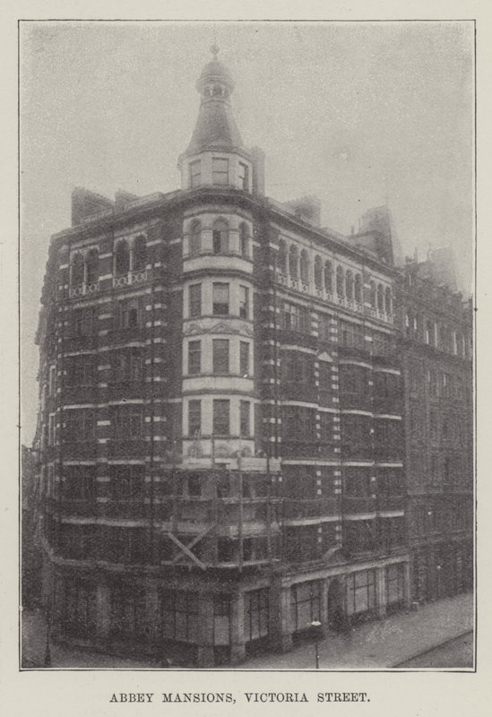 Abbey Mansions, Victoria Street by English School