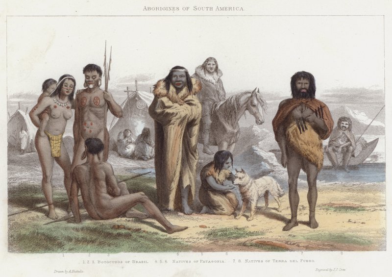 Aborigines of South America by English School