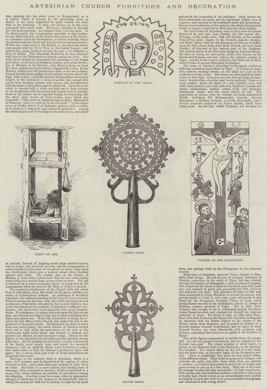Abyssinian Church Furniture and Decoration by English School