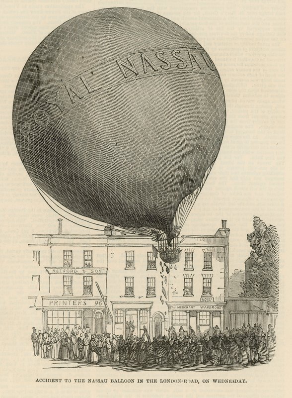 Accident to the Nassau Balloon by English School