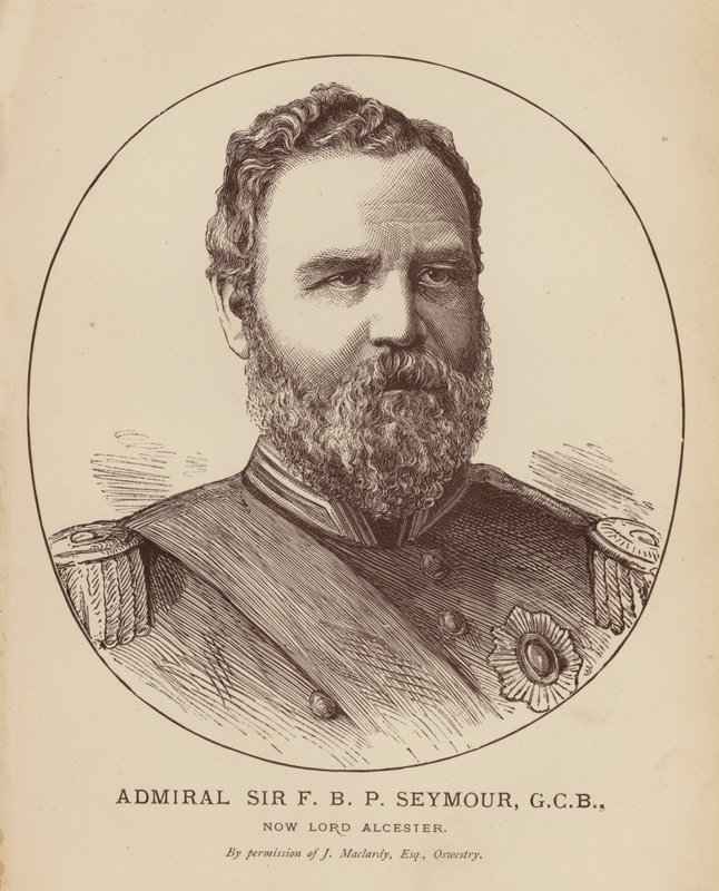 Admiral Sir F B P Seymour, GCB, Now Lord Alcester (engraving) by English School