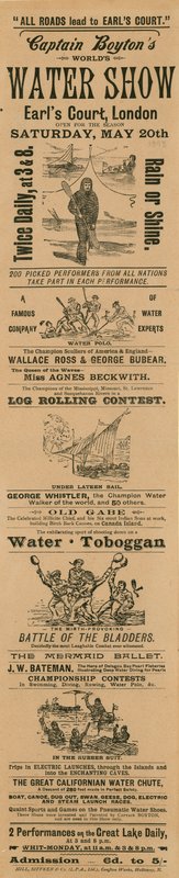 Advert for Captain Boyton