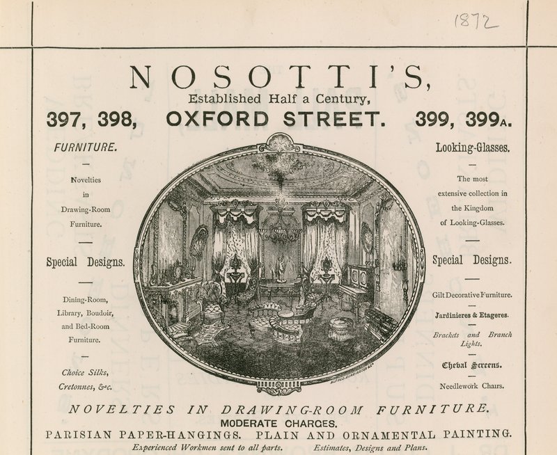 Advert for Nosotti