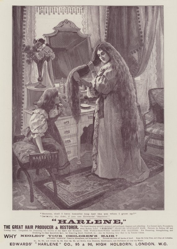Advertisement, Harlene by English School