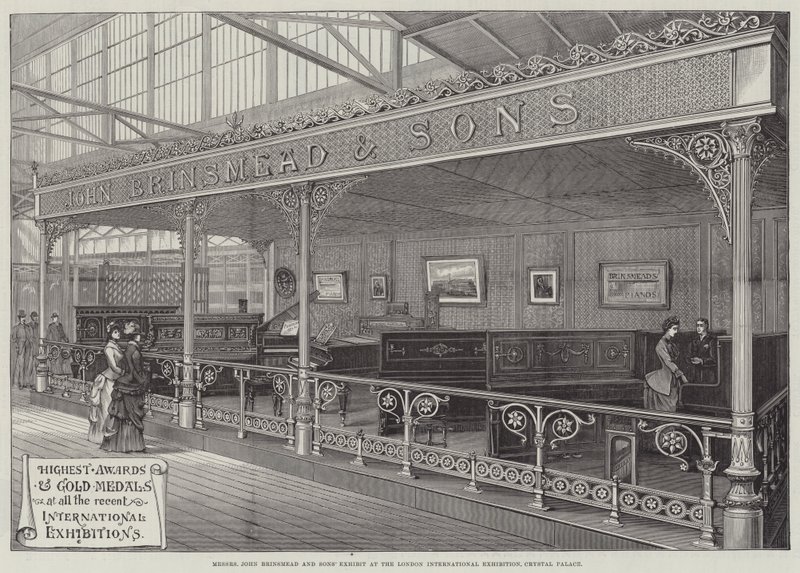 Advertisement, John Brinsmead and Sons by English School