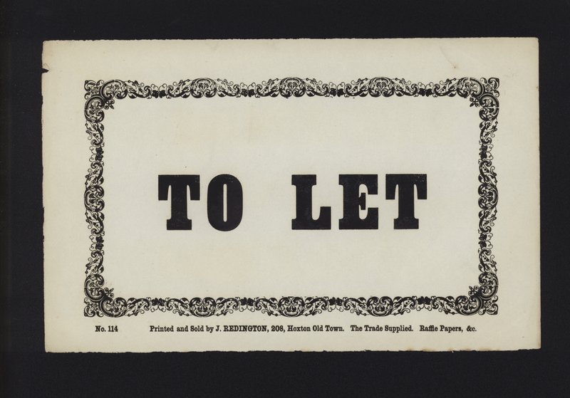 Advertisement: To Let by English School