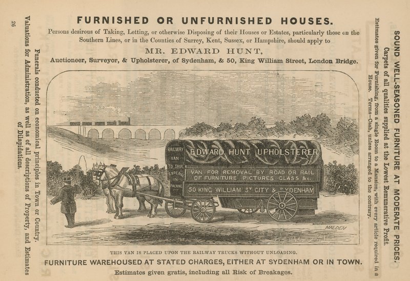 Advertisement for Mr Edward Hunt by English School