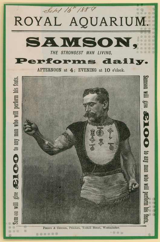 Advertisement for Samson by English School